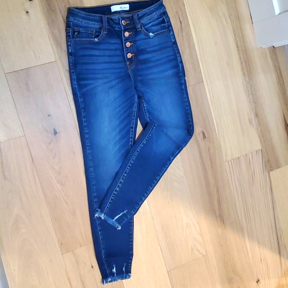 Kaucan - skinny, high waisted jeans